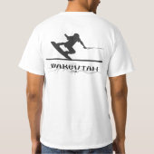 T-shirt Logo WakeUtah.com avec presse à nez (Dos)