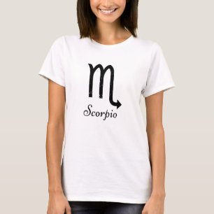 T-shirt Logo Zodiac Scorpio noir