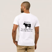 T-shirt Logos noirs d'avant et de dos (Dos entier)