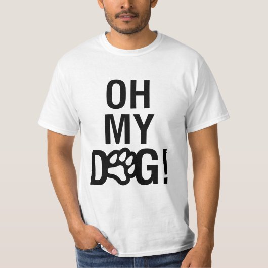 T-SHIRT L'OH MON CHIEN ! (Devant)