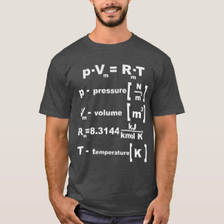 T-shirt Loi des gaz parfaits de thermodynamique ami