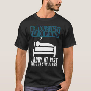 T-shirt Loi du cool Newton pour les hommes femmes Nerdy Sc