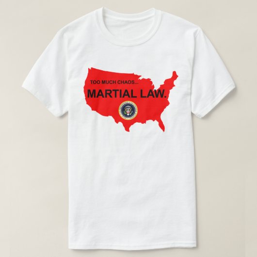 T-shirt Loi martiale (Design devant)