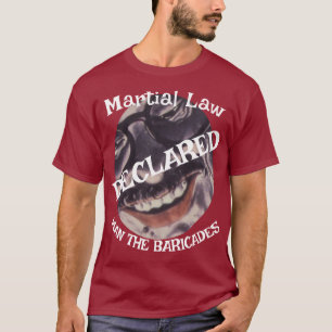 T-shirt Loi martiale Trump suspend les élections de mi-man