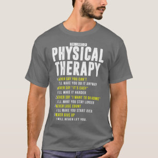 T-shirt Lois De La Thérapie Physique PT Mois DPT PTA Shi