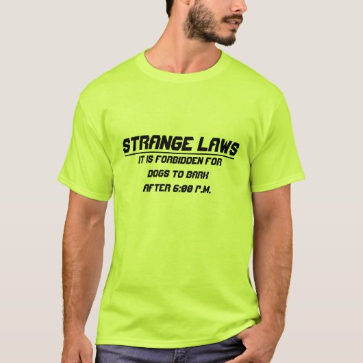 T-shirt Lois étranges chien ne peut pas écorce (Devant)
