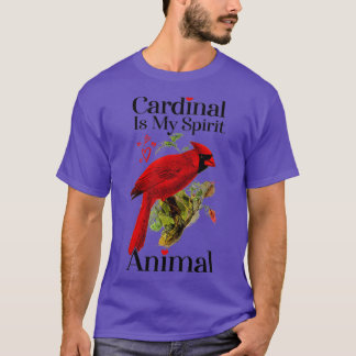 T-shirt L'Oiseau Cardinal Rouge est un cardinal