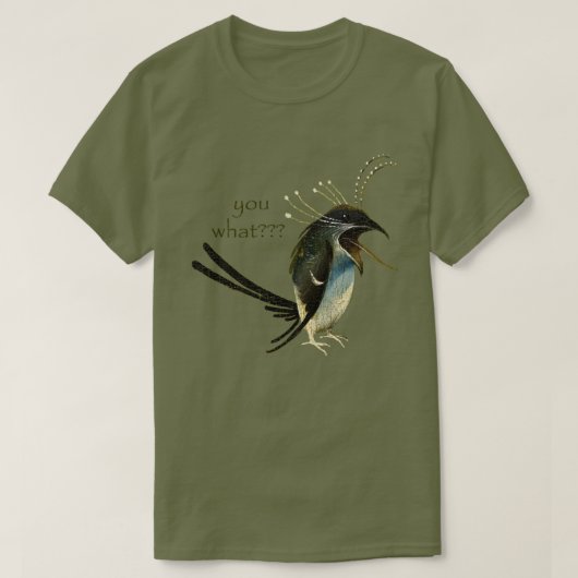 T-shirt L'oiseau de Jérôme Bosch (Design devant)