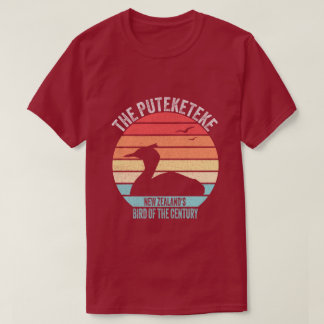 T-shirt L'oiseau du siècle de Puteketeke Nouvelle-Zélande