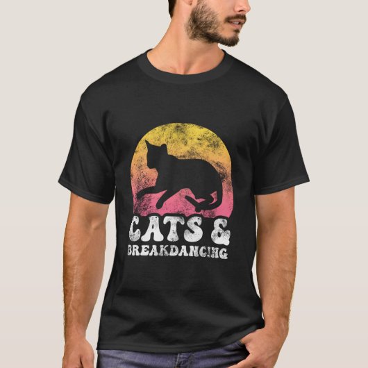 T-shirt Loisir de cats en breakdance (Devant)