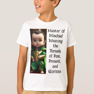 T-shirt Loki : Graphisme passé, présent et glorieux