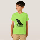 T-shirt Loki's Buddies : Beagle Mickey Black (Devant entier)