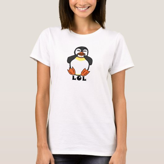 T-shirt LOL Pingouin riant (Devant)