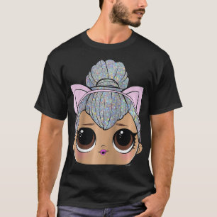T-shirt LOL Surprise Kitty Queen Big Face