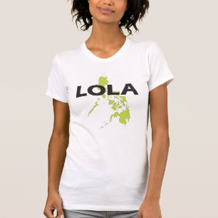 T-shirt Lola avec la carte de Philippines