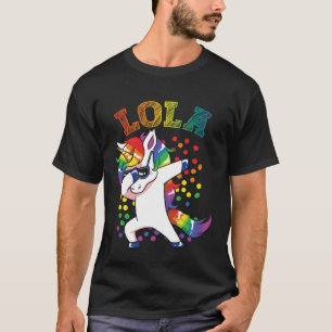 T-shirt Lola Dabbing Unicorn