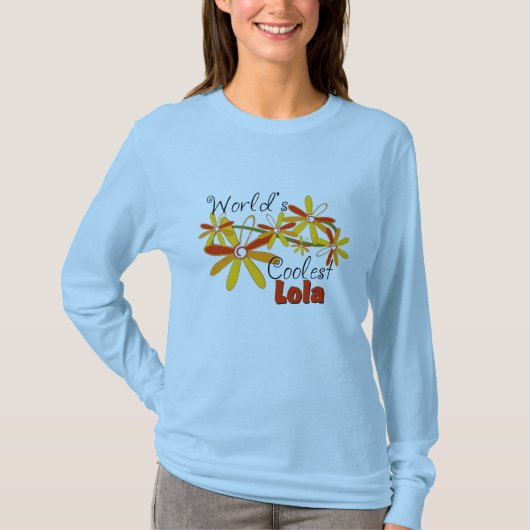 T-shirt Lola le plus frais du monde floral (Devant)