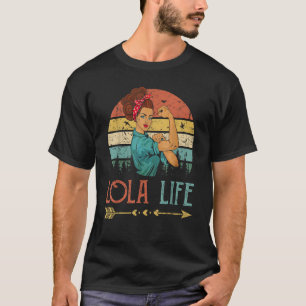 T-shirt Lola Life Women Rosie Vintage Retro Decor Grandma