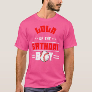 T-shirt Lola Of The Birthday Boy Baseball Thème Famille Bd