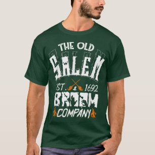 T-shirt L'Old Salem Broom Company Funny Halloween