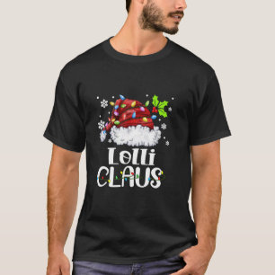 T-shirt Lolli Claus Santa Chaps Noël Lumière Noël