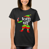 T-shirt Lolli Elf Vin Noël Noël Noël Noël Noël Grand-mère (Devant)