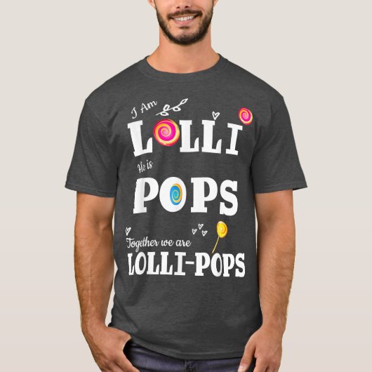 T-shirt Lolli Pops Im Lolli Il est Pops T pour (Devant)