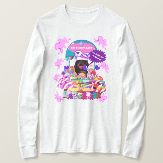 T-shirt Lollipop & Candy Shop Ladies Winter Tee (Design devant)