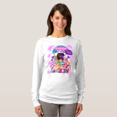 T-shirt Lollipop & Candy Shop Ladies Winter Tee (Devant entier)