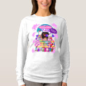 T-shirt Lollipop & Candy Shop Ladies Winter Tee (Devant)
