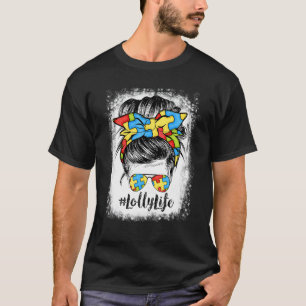 T-shirt Lolly Life Bandeau de Cheveux Noeud Désordonné Lun