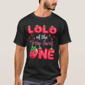 T-shirt Lolo Of The Berry Sweet One 1EBirthday Strawberr (Devant)
