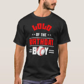 T-shirt Lolo Of The Birthday Boy Baseball Thème Famille Bd (Devant)