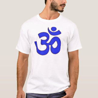 T-shirt L'OM BLEU, aum, sanskrit, incantation, yoga,