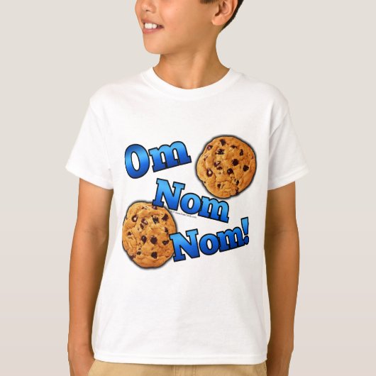 T-shirt L'OM Nom Nom, biscuits d'amour de Meme (Devant)