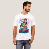T-shirt L'oncle Sam Basse a un goût de liberté (Devant entier)