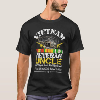 T-shirt L'Oncle Vétérinaire Du Vietnam Élevé Par Mon Héros