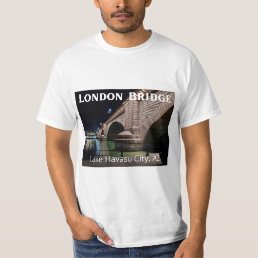 T-shirt London Bridge, lac Havasu (Devant)