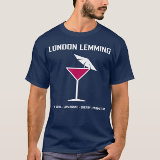 T-shirt London Lemming Cocktail Johnny English Movie famil