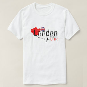 T-shirt London LHR Airport Code T