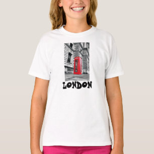 T-shirt London Red Phone Booth Kids