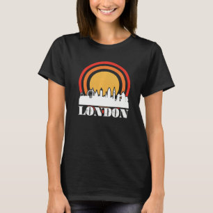 T-shirt London Skyline Tower Bridge Et Big Ben À Westmin
