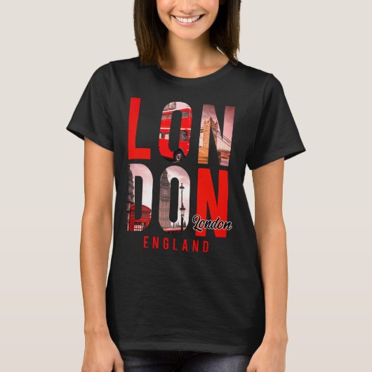 T-shirt Londres Angleterre (Devant)