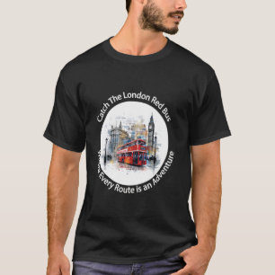 T-shirt Londres Angleterre Souvenir attraper le London Red