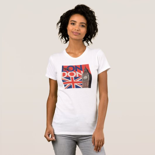 T-shirt Londres Big Ben | Angleterre (Devant entier)