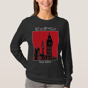 T-shirt Londres Big Ben Angleterre Souvenir Tour Britanniq
