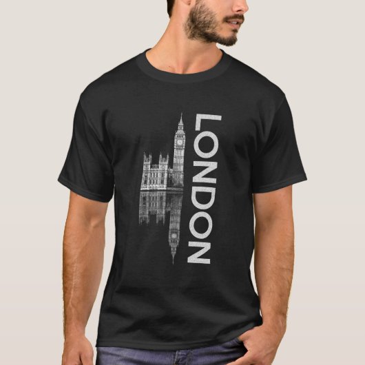 T-shirt Londres Big Ben pour (Devant)