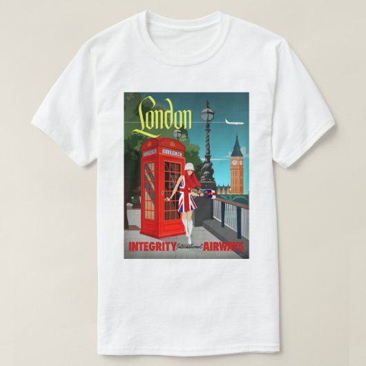 T-shirt Londres Calling (Design devant)