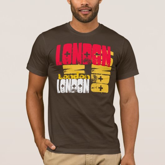 T-shirt Londres Londres Londres (Devant)