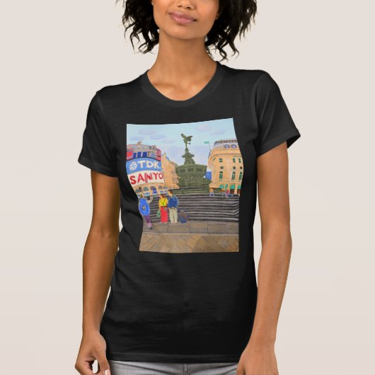 T-shirt Londres, Piccadilly Circus (Devant)